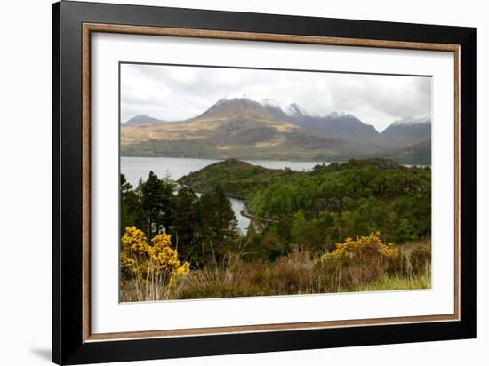 Loch Torridon and the Torridon Hills, Highland, Scotland-Peter Thompson-Framed Premium Photographic Print