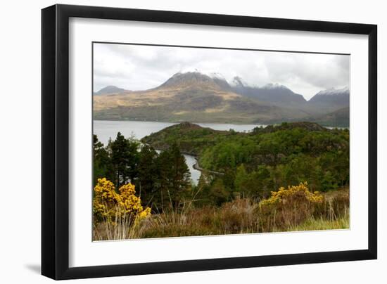 Loch Torridon and the Torridon Hills, Highland, Scotland-Peter Thompson-Framed Premium Photographic Print