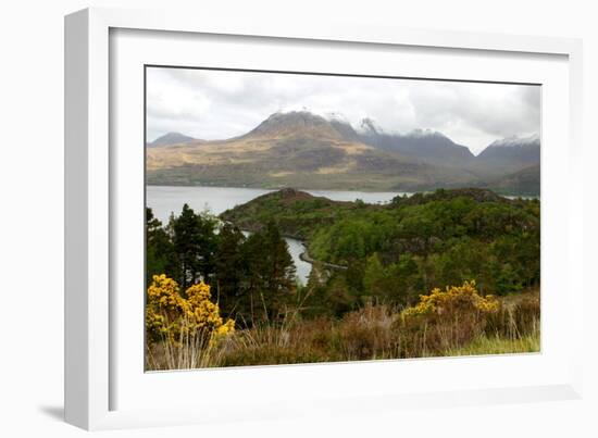 Loch Torridon and the Torridon Hills, Highland, Scotland-Peter Thompson-Framed Premium Photographic Print