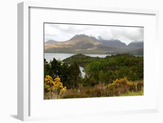 Loch Torridon and the Torridon Hills, Highland, Scotland-Peter Thompson-Framed Photographic Print