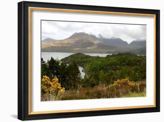 Loch Torridon and the Torridon Hills, Highland, Scotland-Peter Thompson-Framed Photographic Print