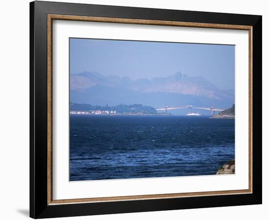 Lochalsh Bridge Linking Mainland to Skye, Inverness-Shire, Inner Hebrides, Scotland-Kathy Collins-Framed Photographic Print