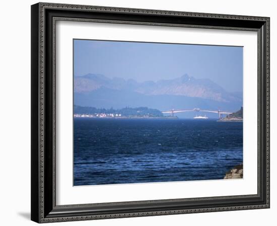 Lochalsh Bridge Linking Mainland to Skye, Inverness-Shire, Inner Hebrides, Scotland-Kathy Collins-Framed Photographic Print