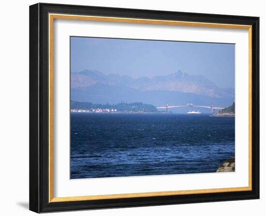 Lochalsh Bridge Linking Mainland to Skye, Inverness-Shire, Inner Hebrides, Scotland-Kathy Collins-Framed Photographic Print