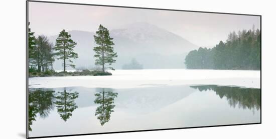 Lochan Eilein in Mid-Winter, the Loch Is Frozen Over-John Potter-Mounted Photographic Print