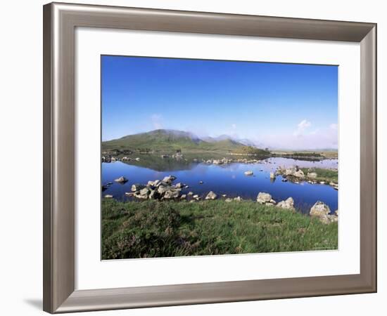 Lochan Na H-Achlaise, Rannoch Moor, Black Mount in the Background, Highland Region, Scotland-Lousie Murray-Framed Photographic Print