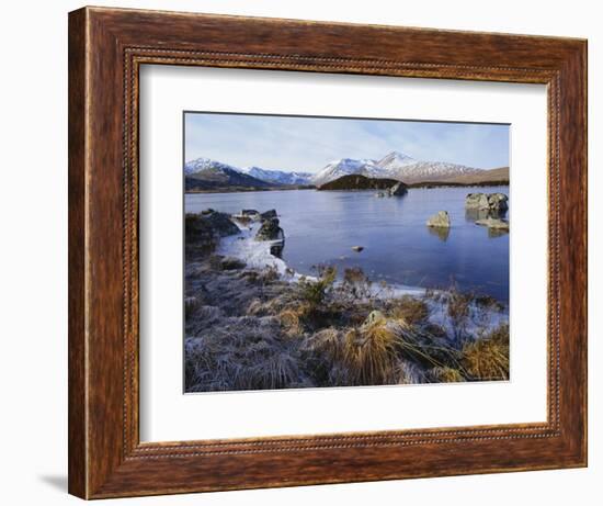 Lochan Na H-Achlaise, Rannoch Moor, Strathclyde, Highlands Region, Scotland, UK, Europe-Kathy Collins-Framed Photographic Print