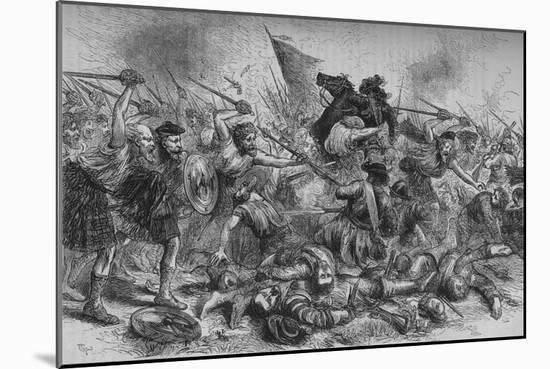 'Lochiel's Charge at Killycrankie', 27 July 1689, (c1880)-Unknown-Mounted Giclee Print