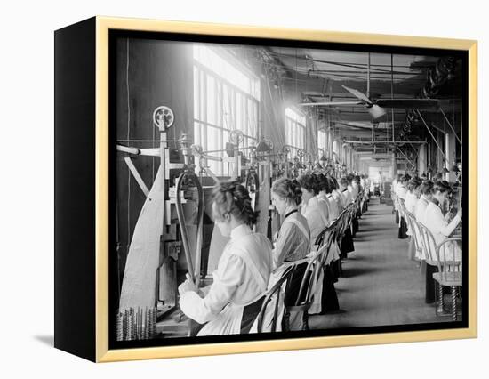 Lock and Drill Dept., National Cash Register, Dayton, Ohio-null-Framed Stretched Canvas