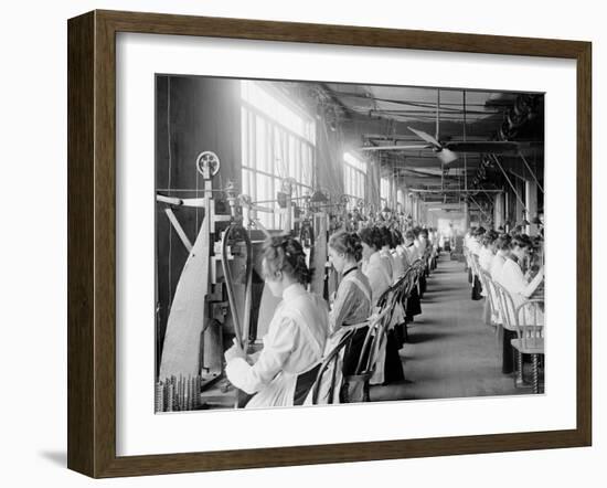 Lock and Drill Dept., National Cash Register, Dayton, Ohio-null-Framed Photo