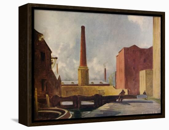 'Lock Gates, Blackburn', 1928 (1931)-Charles John Holmes-Framed Premier Image Canvas