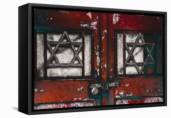 Locked Doors, 2016-Joy Lions-Framed Premier Image Canvas