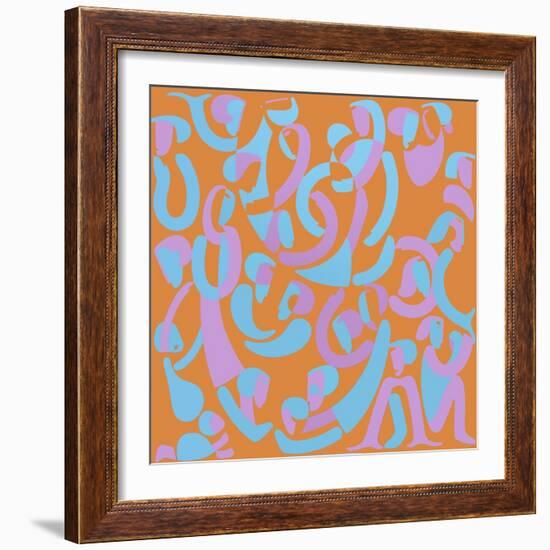 Locked in Space/Time, 2002 (Acrylic on Board)-Ron Waddams-Framed Giclee Print