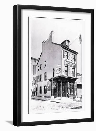 Locker's Oysters, Philadelphia, Pennsylvania-null-Framed Art Print