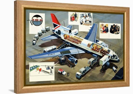 Lockheed Tristar 500-Wilf Hardy-Framed Premier Image Canvas