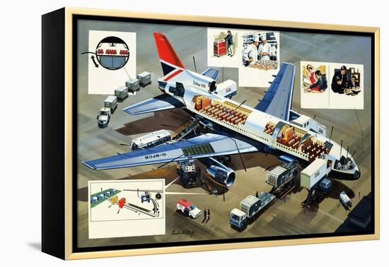 Lockheed Tristar 500-Wilf Hardy-Framed Premier Image Canvas