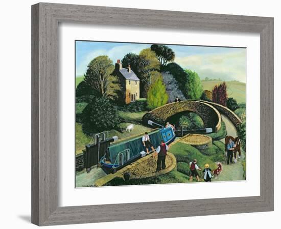 Locking Out-Margaret Loxton-Framed Giclee Print