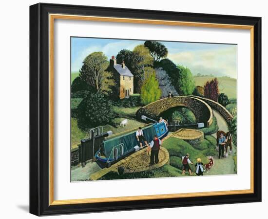 Locking Out-Margaret Loxton-Framed Giclee Print