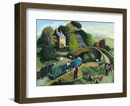 Locking Out-Margaret Loxton-Framed Giclee Print