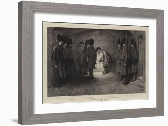 Locking Up the Tower-Frank Holl-Framed Giclee Print