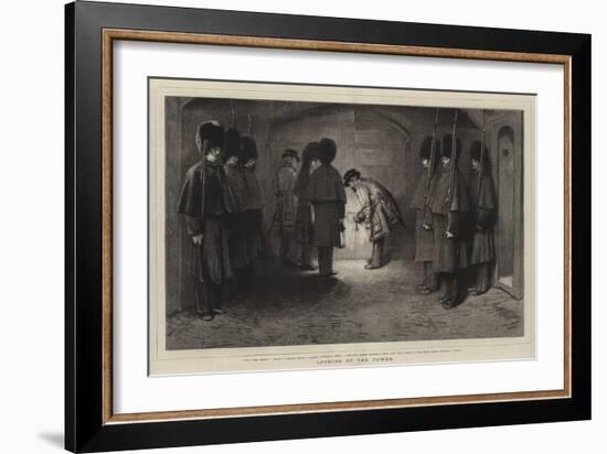 Locking Up the Tower-Frank Holl-Framed Giclee Print