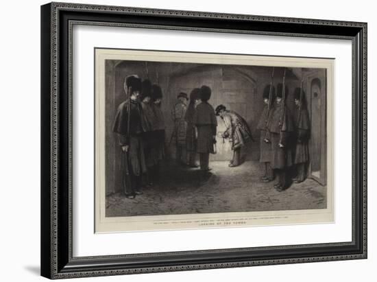 Locking Up the Tower-Frank Holl-Framed Giclee Print