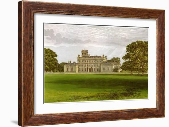 Locko Park, Derbyshire, Home of the Drury-Lowe Family, C1880-AF Lydon-Framed Giclee Print