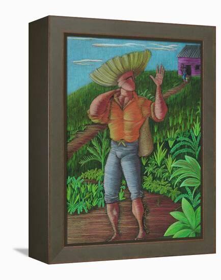 Loco De Contento, 2003-Oscar Ortiz-Framed Premier Image Canvas