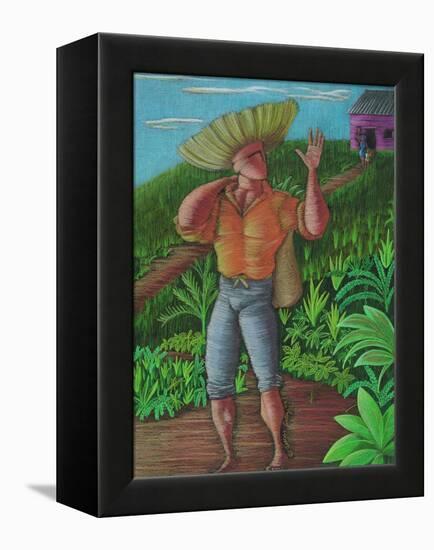 Loco De Contento, 2003-Oscar Ortiz-Framed Premier Image Canvas