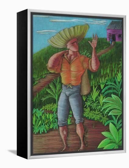 Loco De Contento, 2003-Oscar Ortiz-Framed Premier Image Canvas