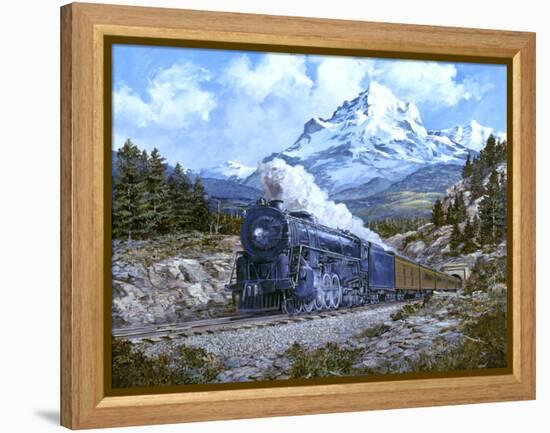 Locomotive 4-Jack Wemp-Framed Premier Image Canvas