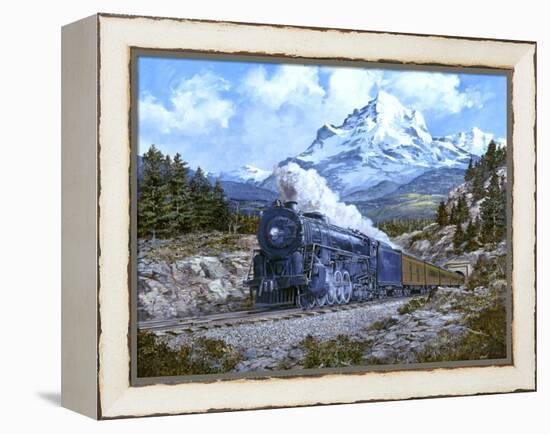 Locomotive 4-Jack Wemp-Framed Premier Image Canvas