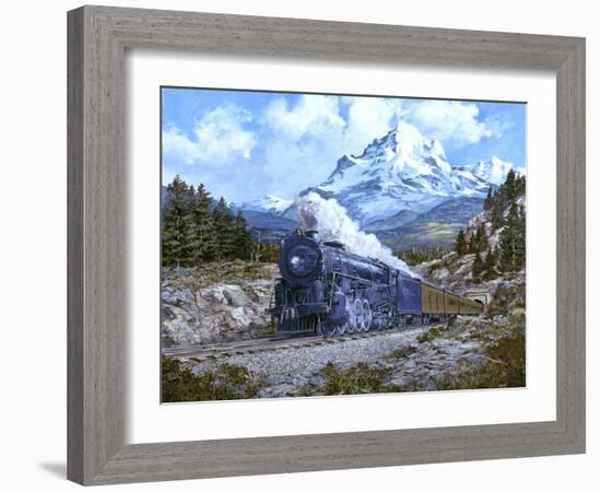 Locomotive 4-Jack Wemp-Framed Giclee Print