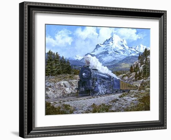 Locomotive 4-Jack Wemp-Framed Giclee Print