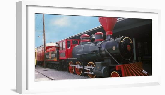 Locomotive at the Chattanooga Choo Choo, Chattanooga, Tennessee, USA-null-Framed Photographic Print