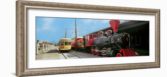 Locomotive at the Chattanooga Choo Choo, Chattanooga, Tennessee, USA-null-Framed Photographic Print