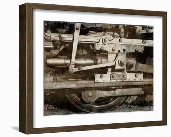 Locomotive Detail-Dylan Matthews-Framed Art Print