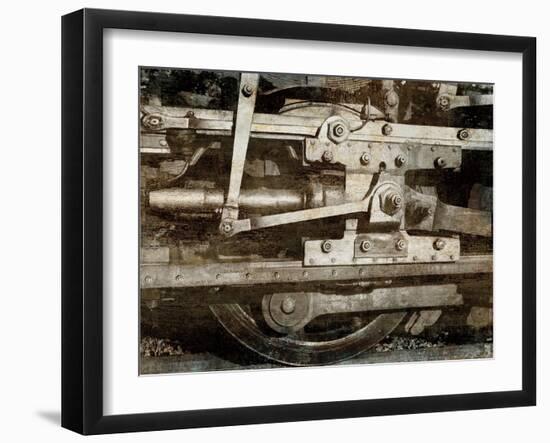 Locomotive Detail-Dylan Matthews-Framed Art Print