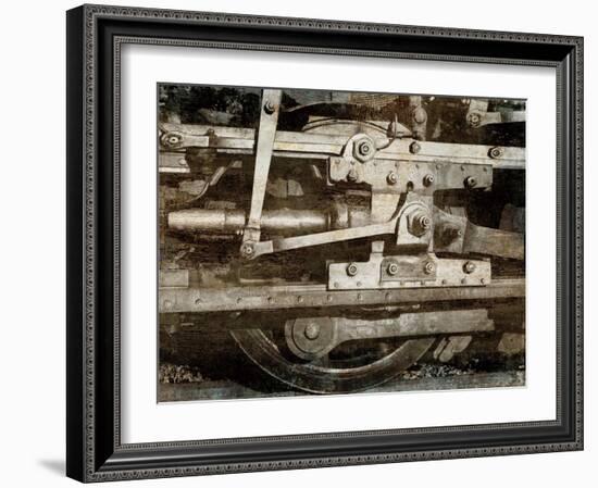 Locomotive Detail-Dylan Matthews-Framed Art Print