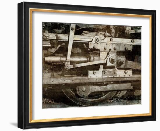 Locomotive Detail-Dylan Matthews-Framed Art Print