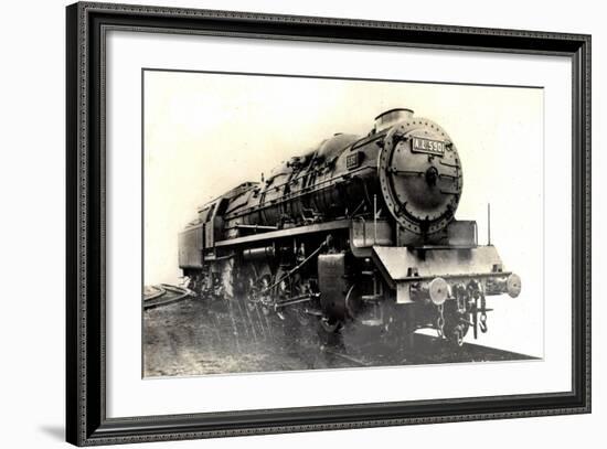 Locomotive Francaise, Alsace, Lorraine, G No 13-null-Framed Giclee Print