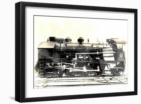 Locomotive Francaise, P.L.M, 231 G, Serie 256 a 283-null-Framed Giclee Print