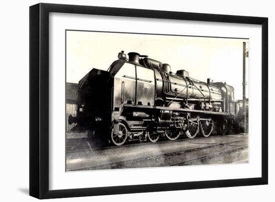 Locomotive Francaise, P.O. Midi, D 50, Machine 3652-null-Framed Giclee Print