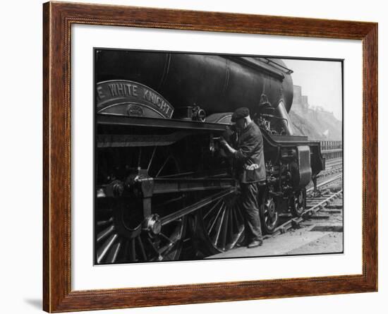 Locomotive Maintenance-null-Framed Photographic Print