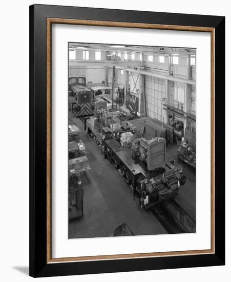 Locomotives Being Assembled at the Thomas Hill Factory, Kilnhurst, South Yorkshire, C1960S-Michael Walters-Framed Photographic Print