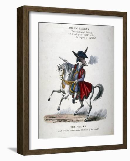 Locum Tenens, the celebrated Hunter', 1830-Anon-Framed Giclee Print