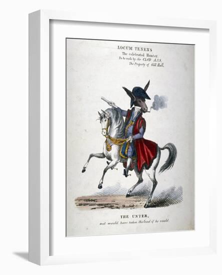 Locum Tenens, the celebrated Hunter', 1830-Anon-Framed Giclee Print