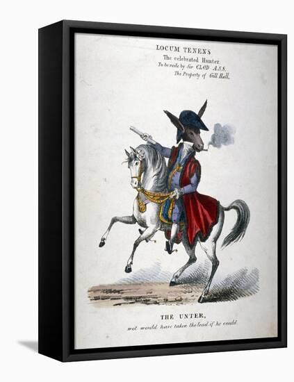 Locum Tenens, the celebrated Hunter', 1830-Anon-Framed Premier Image Canvas