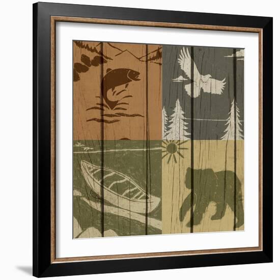 Lodge Four Pack I-Nicholas Biscardi-Framed Art Print