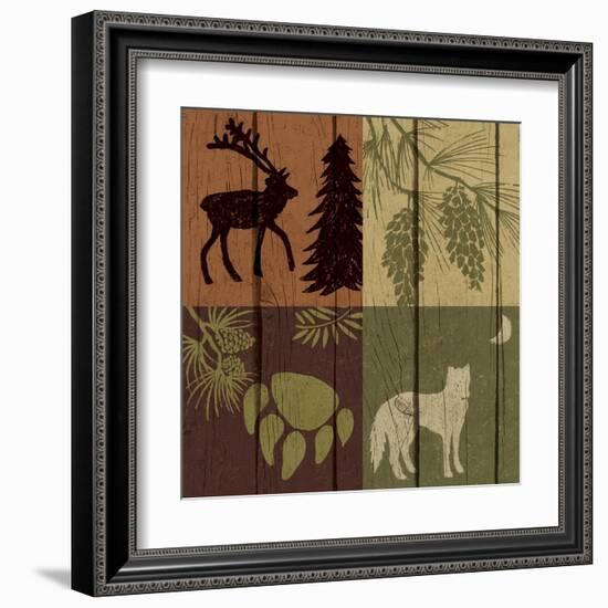 Lodge Four Pack II-Nicholas Biscardi-Framed Art Print